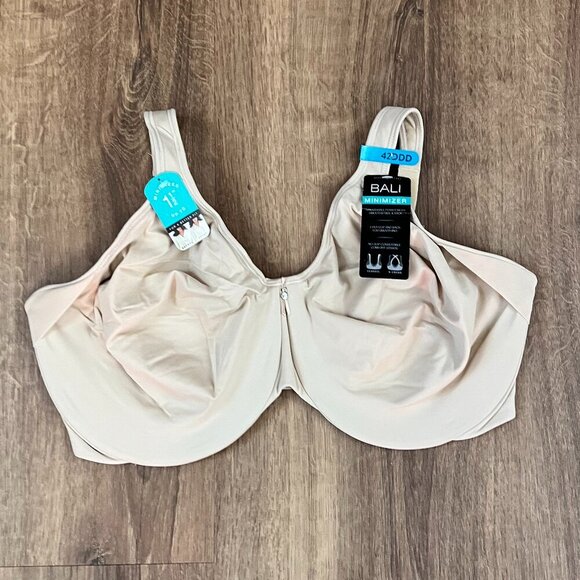 NEW Bali Minimzer Bra Nude Sz 42DDD - Picture 1 of 8